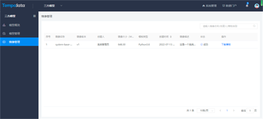 算法模型倉庫